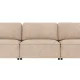 ROWICO Norris soffa 4-sits ljusbeige tyg Anna #2 (c3)