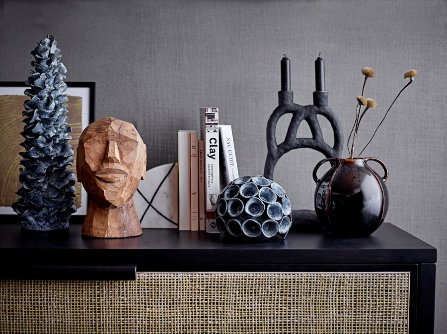 BLOOMINGVILLE Kawal Deco-skulptur, bl, stengods