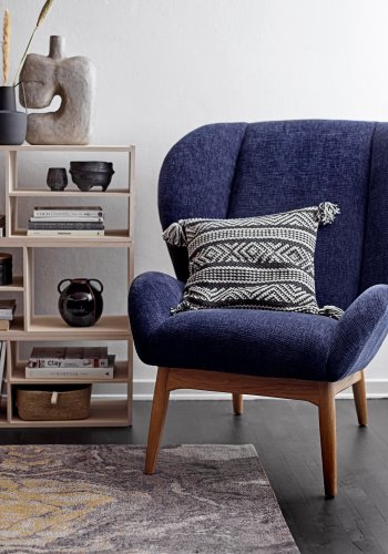 BLOOMINGVILLE Kawal Deco-skulptur, bl, stengods