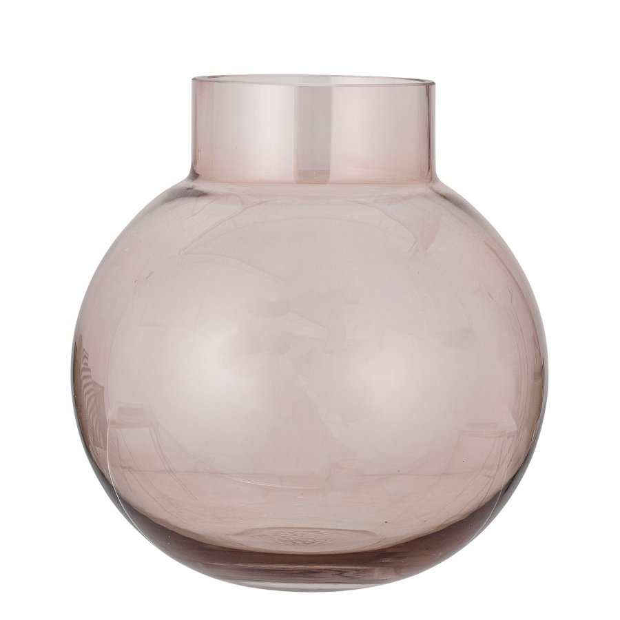 BLOOMINGVILLE Renato Vase, rosa, glass