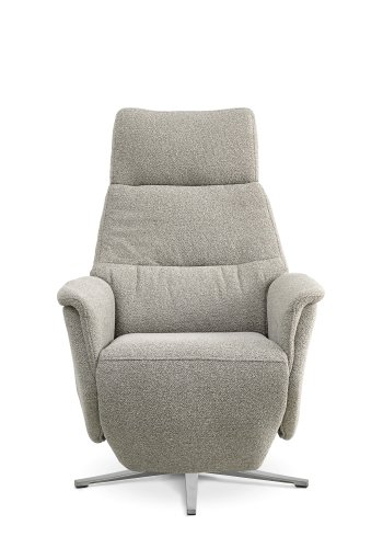 Nicolai hvilestol, m. 3 motorer, armlener, vippefunksjon, fotskammel - soppstoff og slvmetall