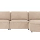 ROWICO Norris soffa 4-sits sch�slong R ljusbeige tyg Anna #2 (c3)
