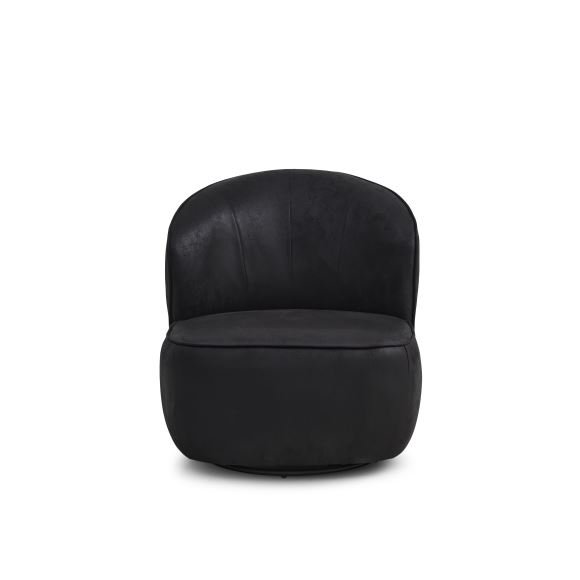 Theo drejestol - onyx sort micro lder bull