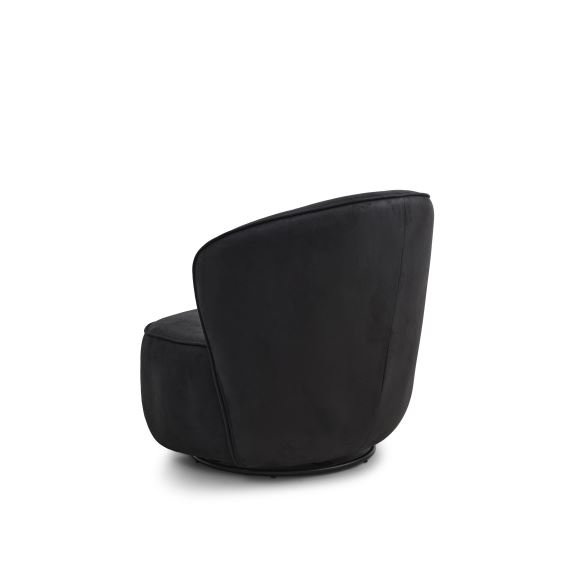 Theo drejestol - onyx sort micro lder bull