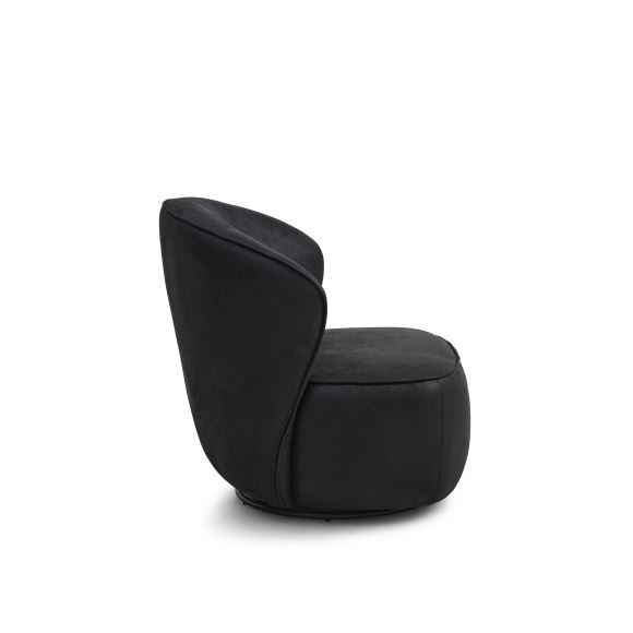 Theo drejestol - onyx sort micro lder bull