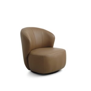 Theo snurrstol - konjaksläder