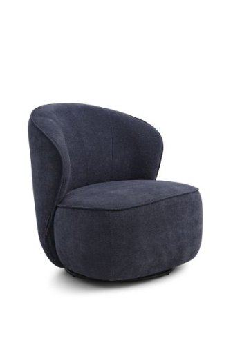 Theo snurrstol - bltt tyg