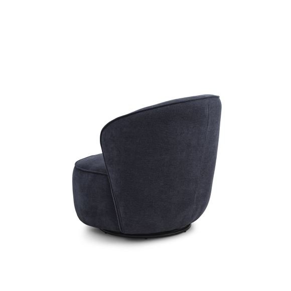 Theo snurrstol - bltt tyg