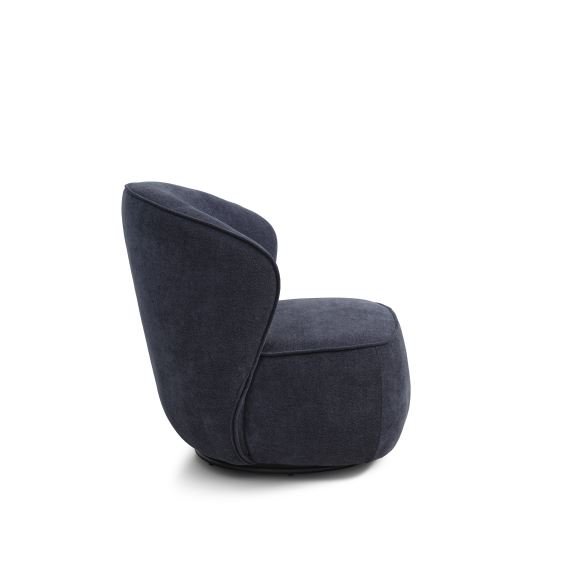 Theo snurrstol - bltt tyg