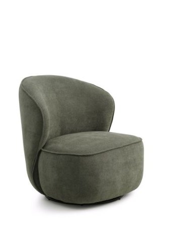 Theo drejestol - mos grn stof