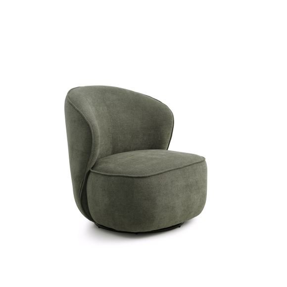 Theo drejestol - mos grn stof