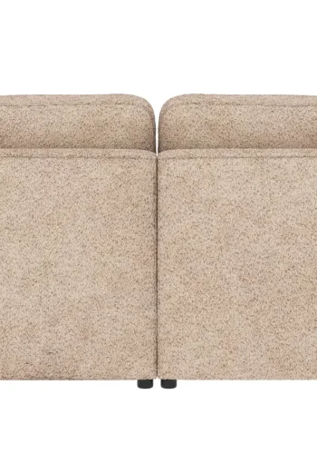 ROWICO Norris soffa 3-sits sch�slong R ljusbeige tyg Anna #2 (c3)