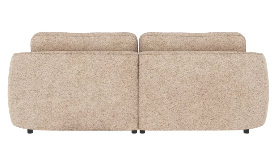 ROWICO Norris soffa 3-sits sch�slong R ljusbeige tyg Anna #2 (c3)