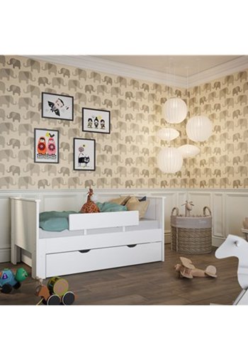 STEENS Alba sengeskuffe til udtrksseng - hvid MDF