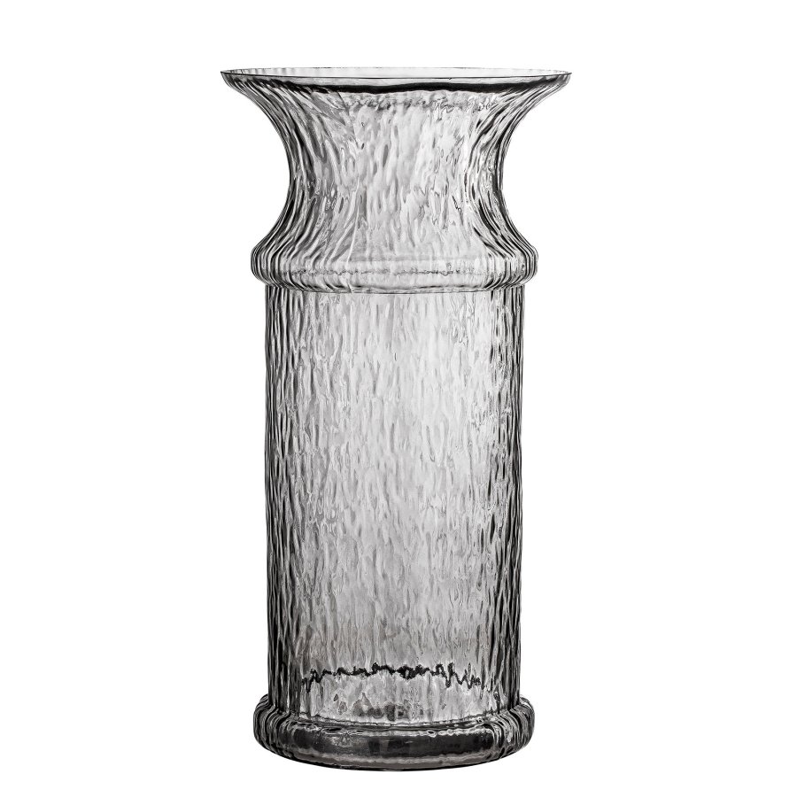 CREATIVE COLLECTION Dida Vase, Grau, Glas