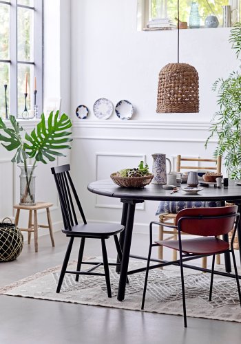 CREATIVE COLLECTION Dida Vase, Grau, Glas