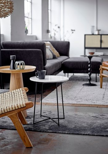 BLOOMINGVILLE Yoko Tasse, Schwarz, Porzellan, 4er-Set