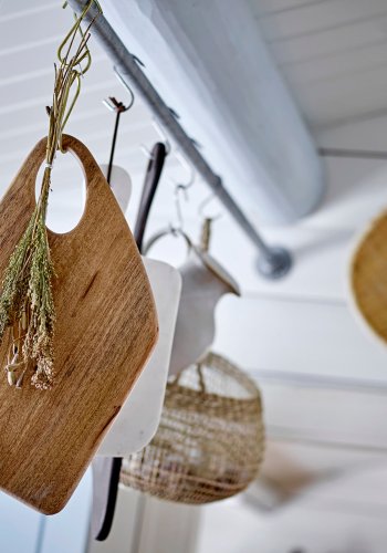 BLOOMINGVILLE Nico Kurv, Natural, Bambus, sett med 3