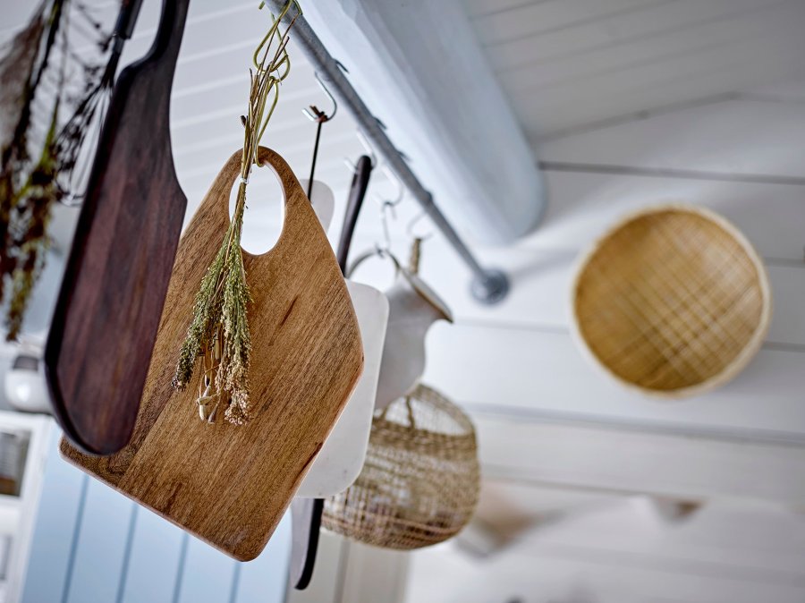 BLOOMINGVILLE Nico Kurv, Natural, Bambus, sett med 3