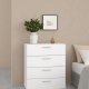
TVILUM Pepe kommode - hvidt træ, m. 4 skuffer
