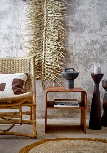 BLOOMINGVILLE Theron Kerzenständer, Braun, Mango