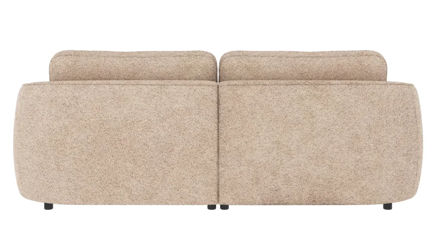 ROWICO Norris soffa 3-sits sch�slong L ljusbeige tyg Anna #2 (c3)