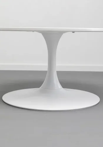 KARE DESIGN Schickeria salongbord, rundt - hvit MDF og hvitt stl (80)