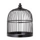 CREATIVE COLLECTION Mi Dekorativer Vogelkäfig, Schwarz, Bambus