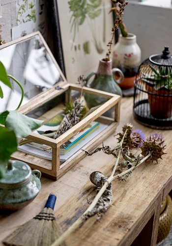 CREATIVE COLLECTION Mi Dekorativer Vogelkäfig, Schwarz, Bambus