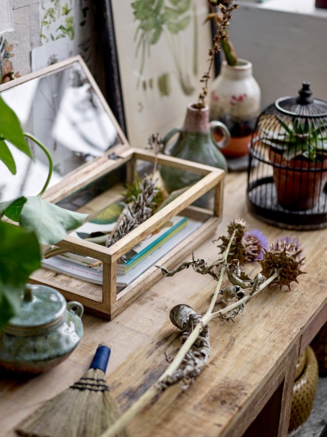 CREATIVE COLLECTION Mi Dekorativer Vogelkäfig, Schwarz, Bambus