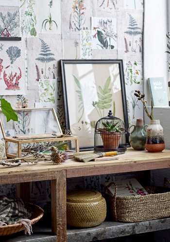 CREATIVE COLLECTION Mi Dekorativer Vogelkäfig, Schwarz, Bambus