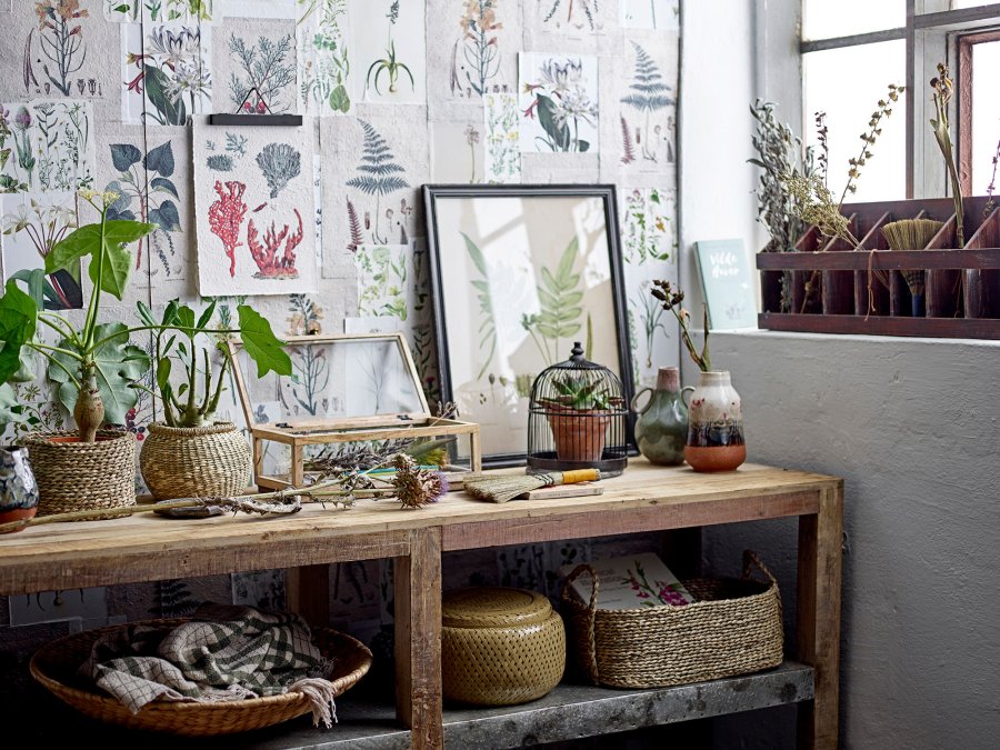 CREATIVE COLLECTION Mi Dekorativer Vogelkäfig, Schwarz, Bambus