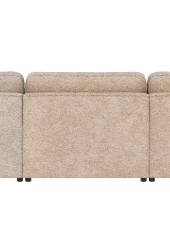 ROWICO Norris soffa 4-sits sch�slong L ljusbeige tyg Anna #2 (c3)