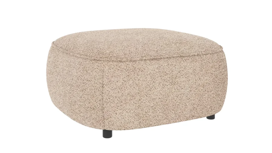 ROWICO Norris fotskammel lys beige stoff Anna #2 (c3)