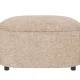 ROWICO Norris fotskammel lys beige stoff Anna #2 (c3)