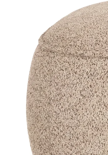 ROWICO Norris fotskammel lys beige stoff Anna #2 (c3)