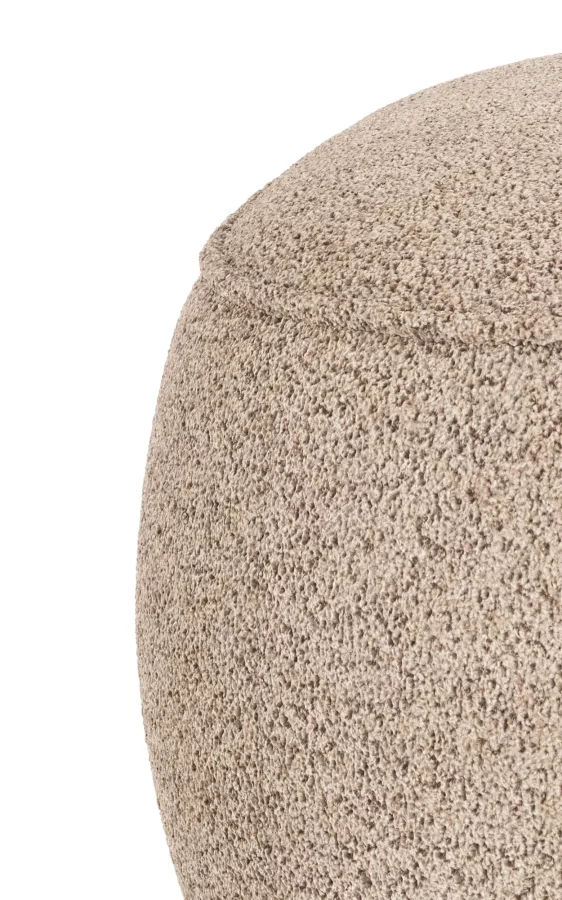 ROWICO Norris fotskammel lys beige stoff Anna #2 (c3)