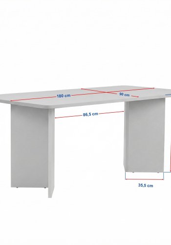 NORDV&Auml;RK Linza - Spisebord i sort tre