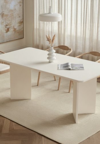 NORDV�RK Linza - Hvitt spisebord i tre