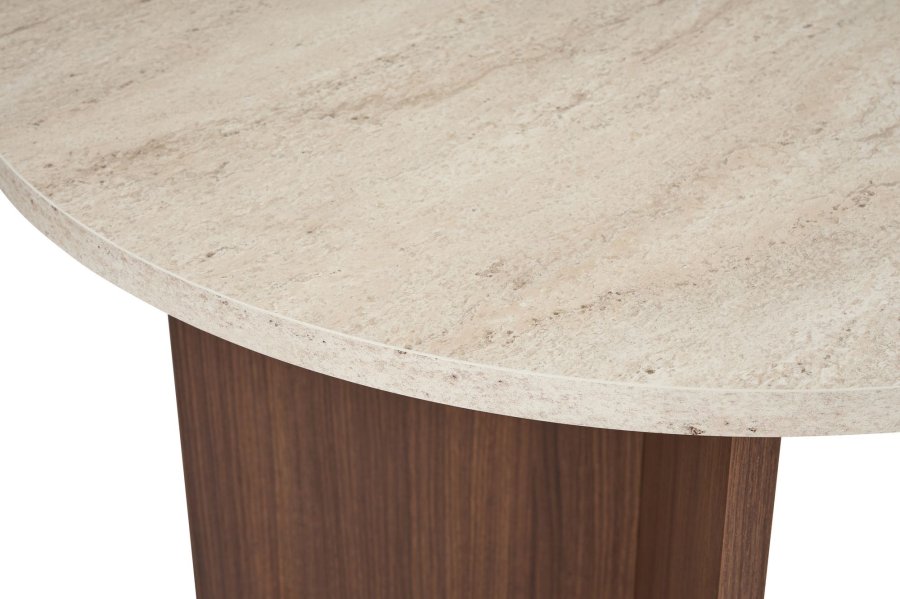 NORDV&Auml;RK Sablin  Travertin, Milano spisebord i valn�tt