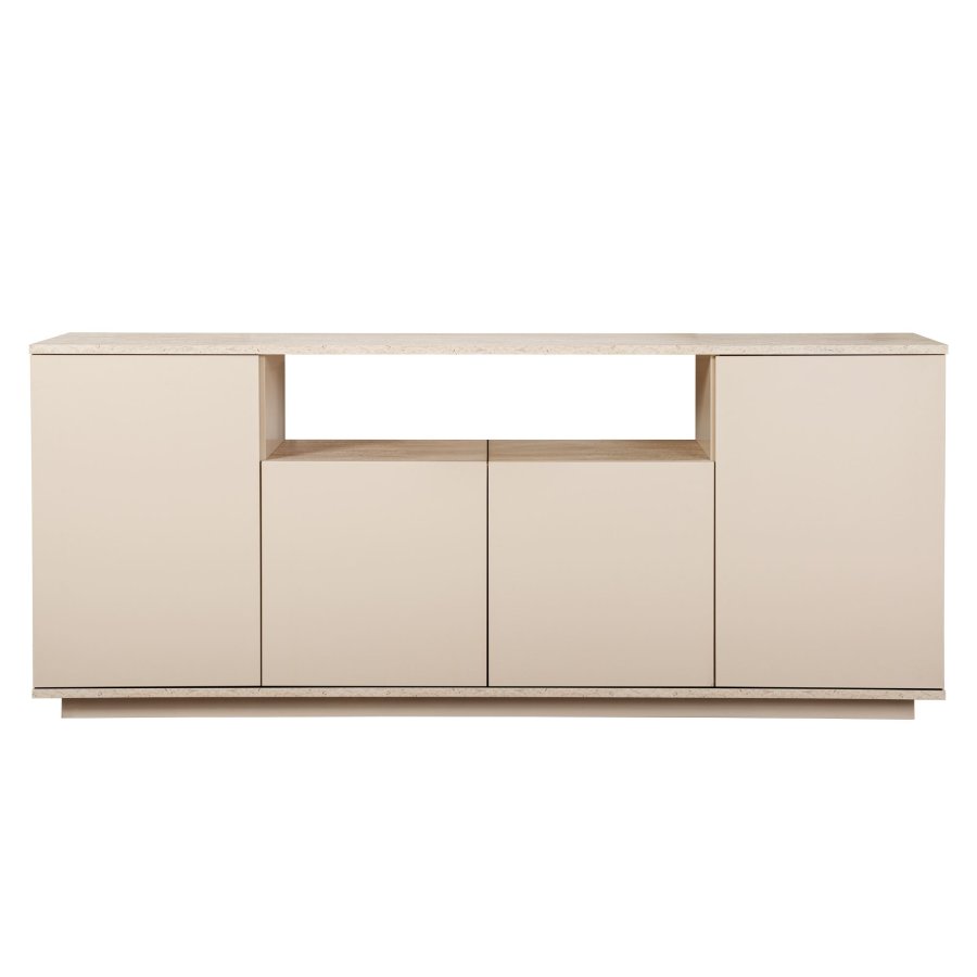 NORDVÄRK Arista - Mink, konsol i travertin