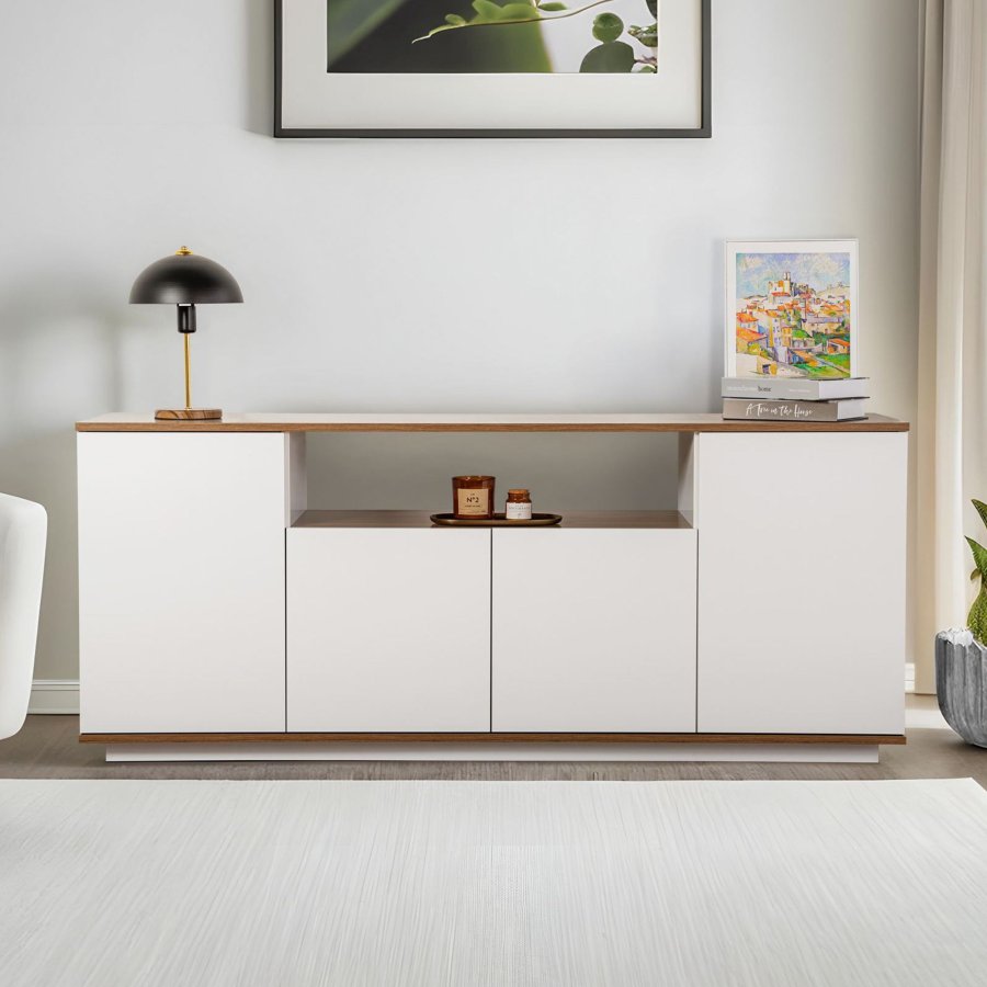 NORDVÄRK Arista - Hvid, konsol i valnd