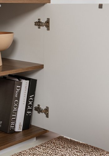 NORDVÄRK Arista - Hvid, konsol i valnd