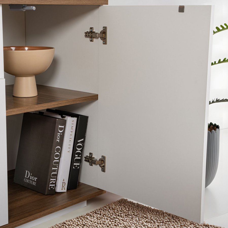 NORDVÄRK Arista - Hvid, konsol i valnd