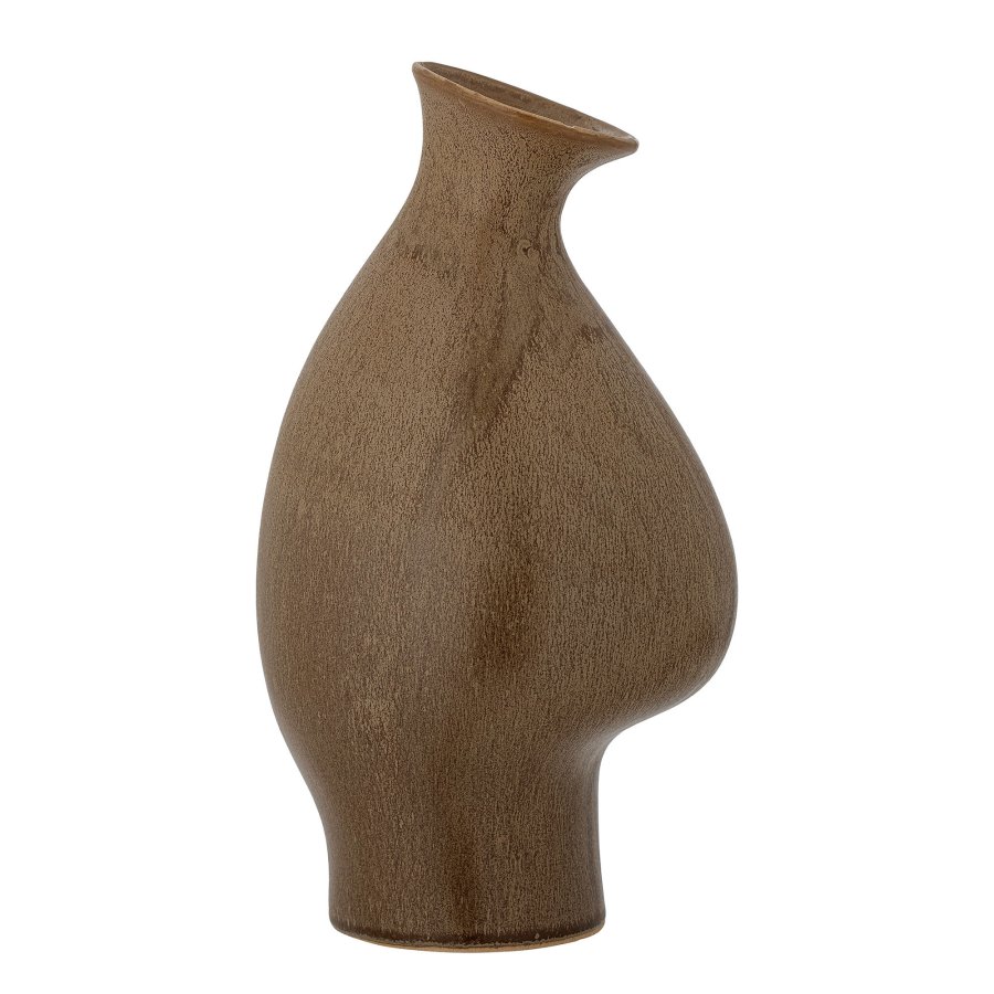 BLOOMINGVILLE Celin Vase, brun, steinty