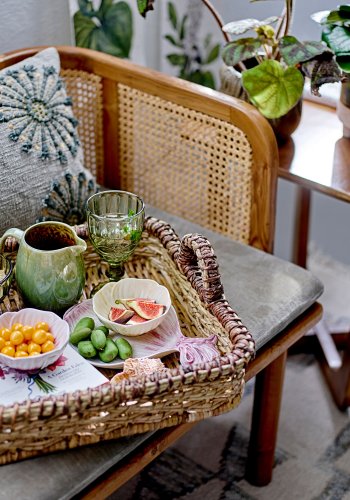 CREATIVE COLLECTION Eloi Blumentopfabdeckung, Braun, Steingut