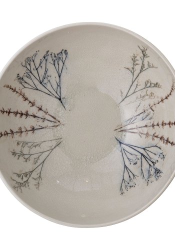 BLOOMINGVILLE Bea Salatschüssel, Natur, Steingut