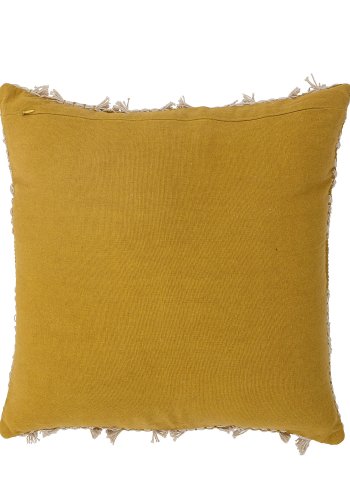 BLOOMINGVILLE Cea Kissen, Gelb, Baumwolle B: 45cm, L: 45cm