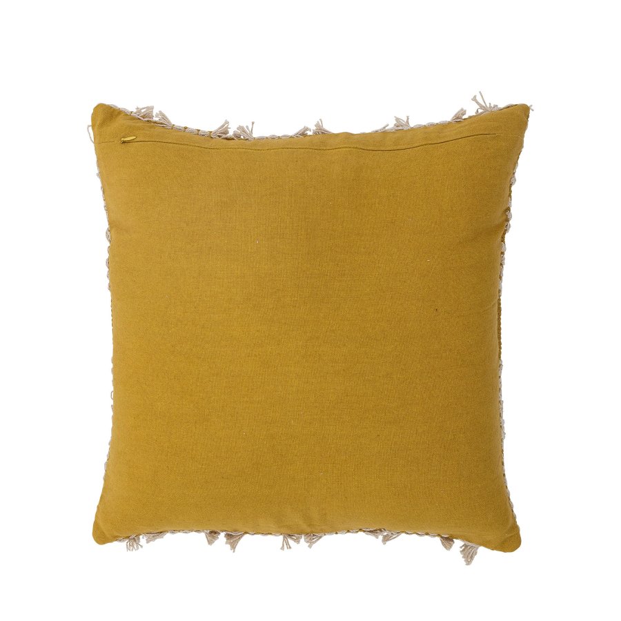 BLOOMINGVILLE Cea Kissen, Gelb, Baumwolle B: 45cm, L: 45cm