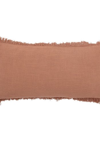 BLOOMINGVILLE Efie Kissen, Braun, Baumwolle B: 35cm, L: 70cm